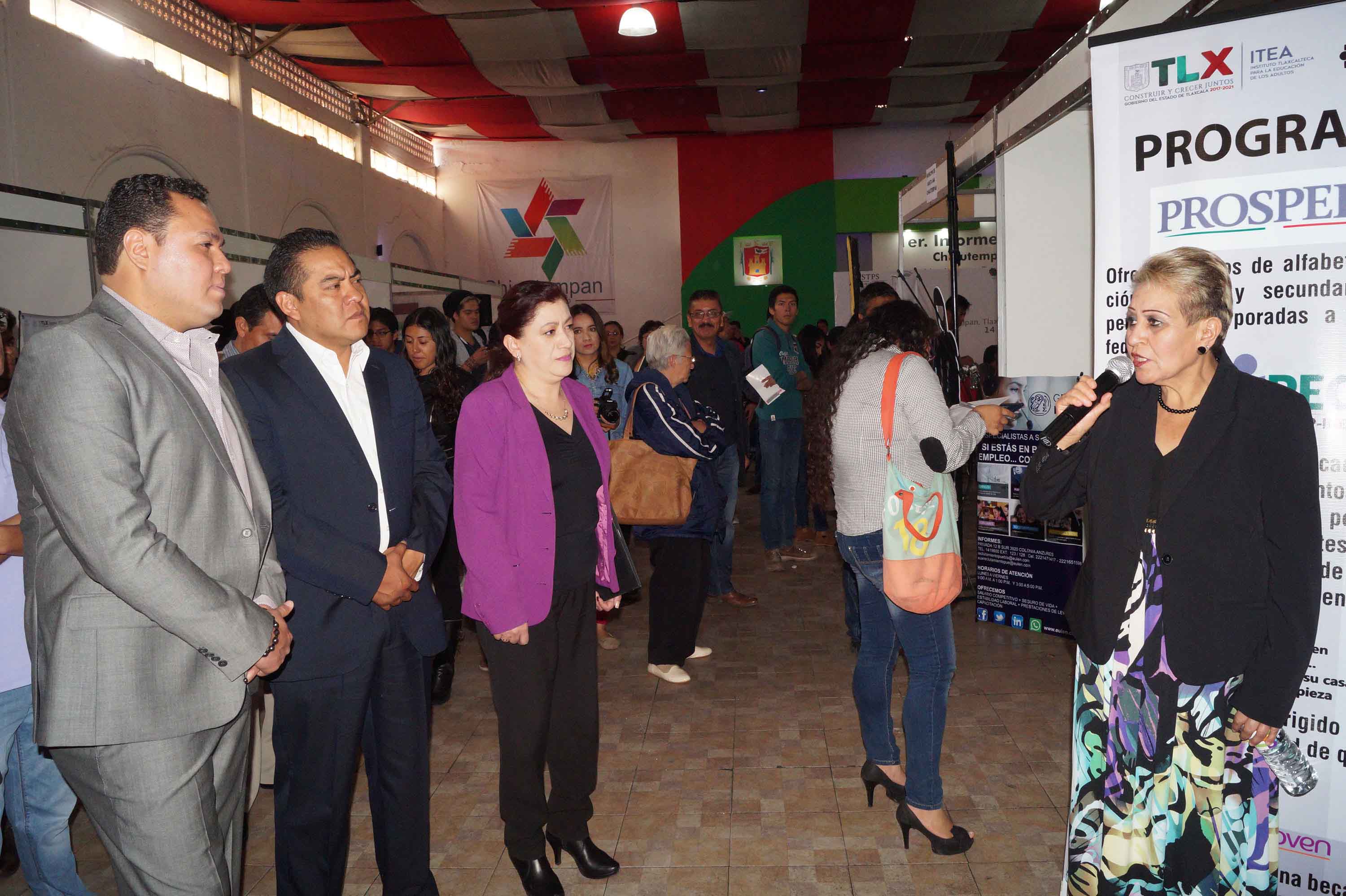 Realizó Sepuede Sexta Feria Nacional de Empleo en Chiautempan